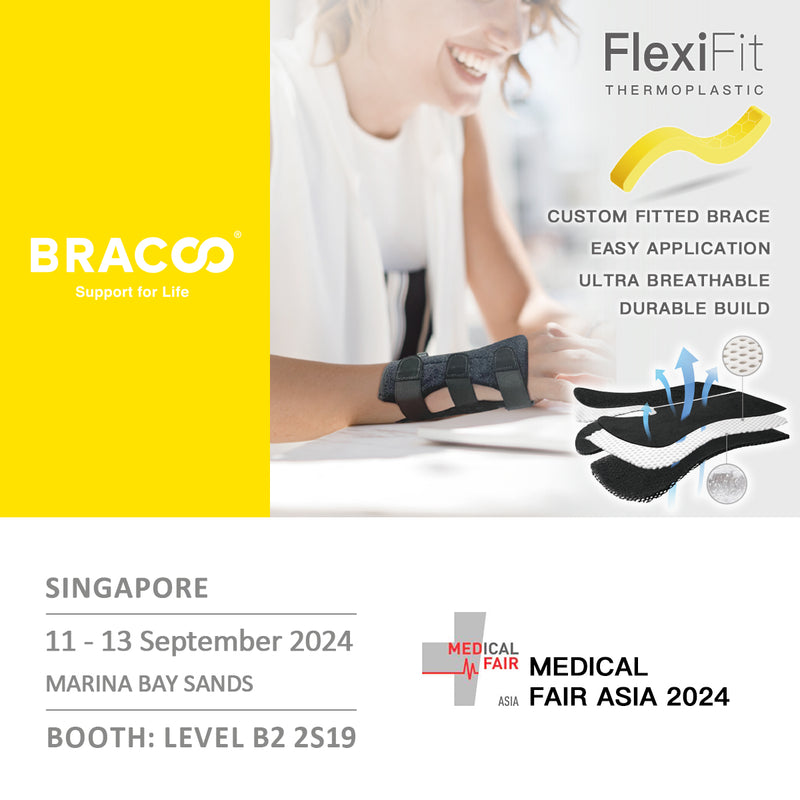 BRACOO to present our premium protective gear and orthopedic care products at Medical Fair Asia 2024, SINGAPORE