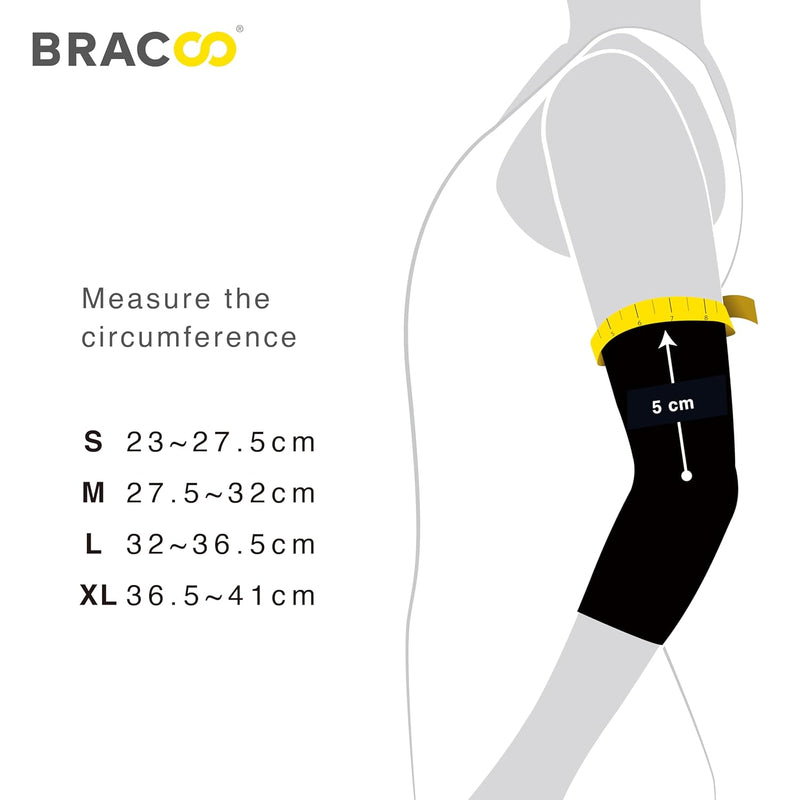 Bracoo EE92 Manchon de Coude Fulcrum Respirant & Extensible 4 Directions