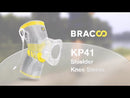 Bracoo KP41 Shielder Genouillère avec coussinet Ergo 3D (breveté)